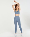HKMX High waisted seamless sport legging - Blue