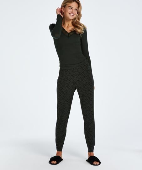 Pyjama set Leopard - Green