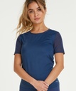 HKMX Open Back Sports Shirt - Blue
