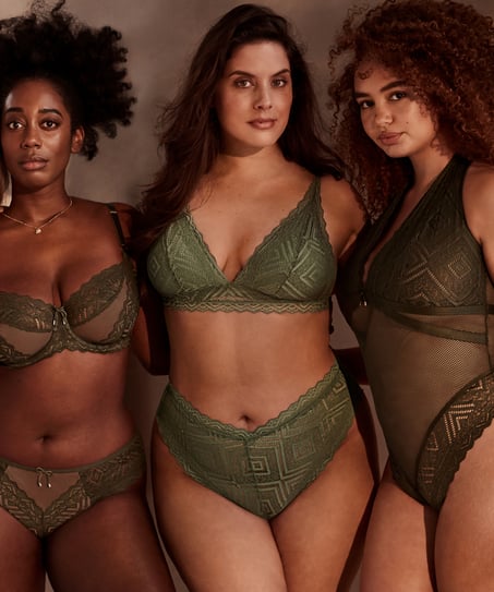 Filomena High Leg Brazilian I AM Danielle - Green