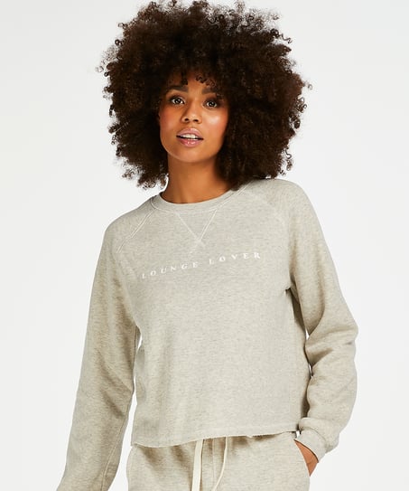Sweat Brush Jumper - Beige
