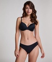 Slip brésilien Invisible coton - Noir