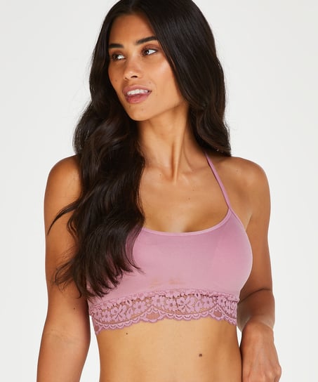 Marine seamless bralette - Purple