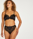 Niany High Waisted Thong - Black