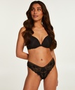 Gianni extra low rise thong - Black