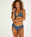 Boxer string Coton - Bleu