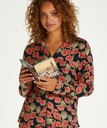 Twill Long-sleeved Pyjama Top - Blue
