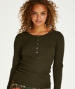Long-Sleeved Pyjama Top - Green