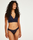 String en V taille extra basse - Bleu