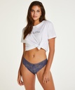 String taille extra basse Gianni - Bleu