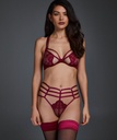 Monroe Open Crotch Brazilian - Red