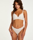 Rose Thong - White