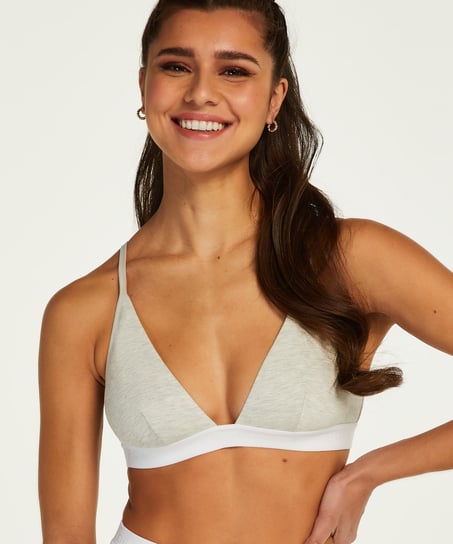 Cutie Triangle Bralette - Gray