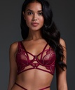 Lyra Non-Padded Longline Underwired Bra - Red
