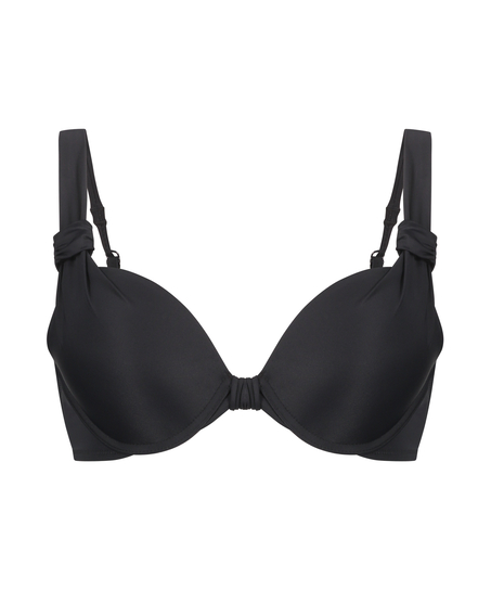 Haut de bikini à armatures préformé Luxe Taille E + - Noir