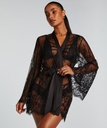 Kimono Lace Isabelle - Noir