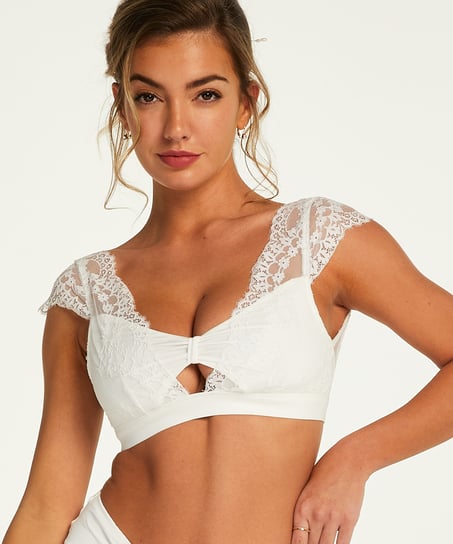 Penelope Bralette - White