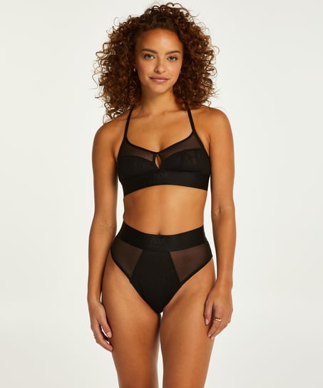 High-cut Brazilian Flexing - Black