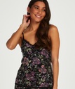 Velvet Lace Cami - Black