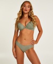 Invisible cotton thong - Green