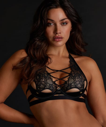 Catherine Padded Underwired Bra - Black