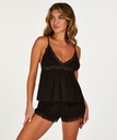 Cami Short Pyjama Set - Black