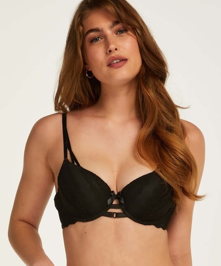 Mahina Padded Underwired Bra - Black