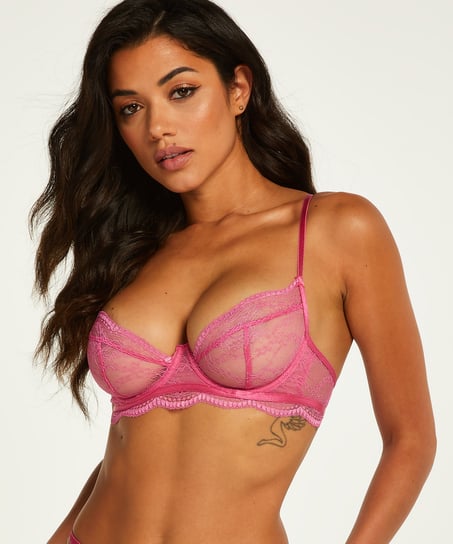 Isabelle Non-Padded Underwired Bra - Pink