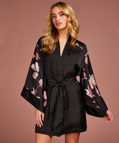Orchid Kimono - Black