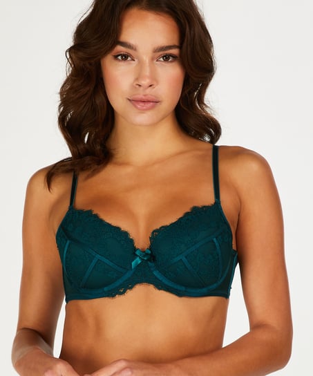 Padded Underwired Bra Emily - Green