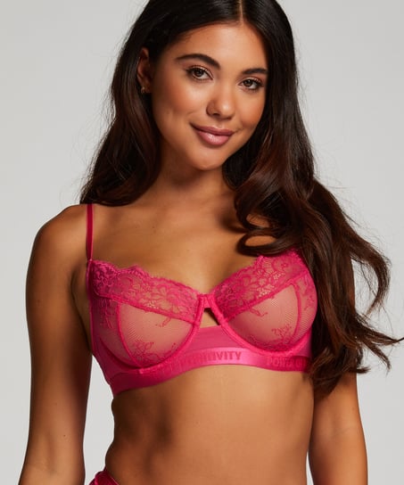 Honey Non-Padded Underwired Bra - Pink