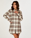 Menshirt nightshirt Jersey - Beige