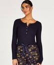 Long-Sleeved Pyjama Top - Blue