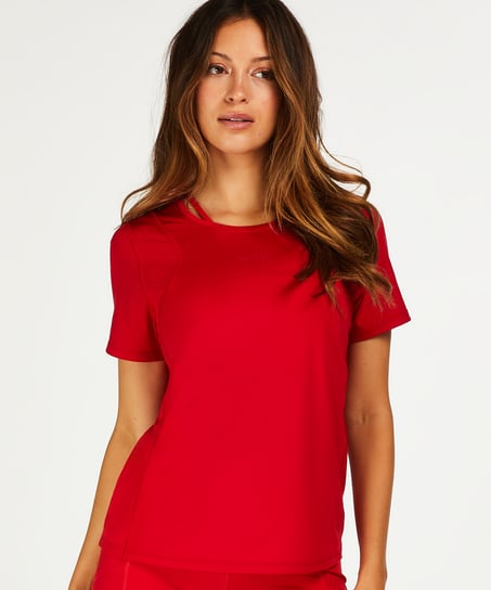 HKMX Sport slim fit Tee - Red
