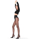 Lurex 15 Denier Tights - Black