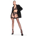 Lurex Fishnet Stockings - Black