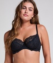 Soutien-gorge à armatures non-préformé Marine - Noir
