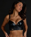 Siren Padded Underwired Bra - Black