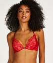 Elissa Padded Push-Up Underwired Bra - Red