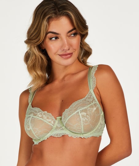 Meghan Non-Padded Underwired Bra - Green