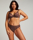 Slip taille haute Diva - Marron