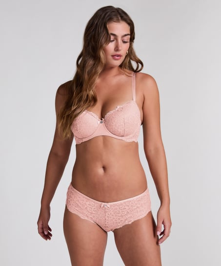 Slip brésilien Marine - Rose