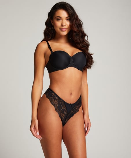 Dora High Leg Brazilian - Black