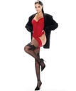 15 Denier Meghan Hold-Ups - Red