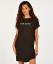Round Neck Nightshirt - Black