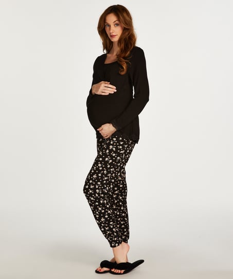 Nursing pyjama set - Black