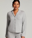Essential Jersey Long-Sleeved Jacket - Gray