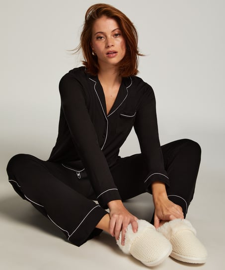 Pantalon en jersey Essential - Noir