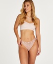 Kirsty High Leg Thong - Pink