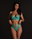 Monet Open Crotch Brazilian - Green